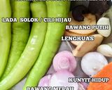 Gambar langkah 1 resipi Gulai Ikan Tenggiri Lada Solok Kelantan.