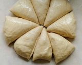 A picture of step 3 of Greek Pita bread.