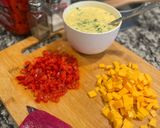 A picture of step 4 of Vegetables cake.