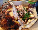 A picture of step 6 of Jamie Oliver's Empire Chicken with Bombay-style Roast Potatoes.