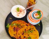 A picture of step 6 of Ajwain lachha paratha / Masala laccha paratha 😋.