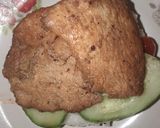Foto langkah ke 4 dari resep Burger Nasi Isi Chicken Teriyaki.