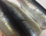 A picture of step 1 of Steamed Fish in green gravy.
