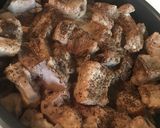 A picture of step 4 of Costillitas de Puerco en Salsa Roja (spare ribs in red sauce).