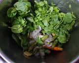 A picture of step 3 of Afghani egg curry.