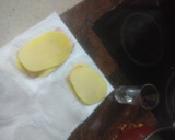 Foto del paso 1 de la receta: San Jacobo de papas, bacon y queso con parrillada de verduras