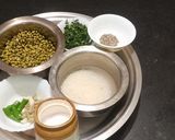 A picture of step 1 of Mung beans dosa.