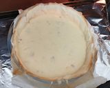 A picture of step 5 of Quiche with Jamón Ibérico and Manchego Cheese.
