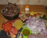 A picture of step 1 of Kidney Sauce.
