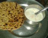 Onion paratha recipe step 4 photo