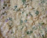 A picture of step 1 of Gobhi Cheela.