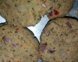 A picture of step 3 of Kathal (jackfruit) kabab.