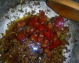 A picture of step 2 of Chana Tarka dall in dhaba style.