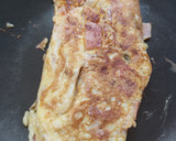Foto del paso 4 de la receta: Bocata de Omelette con jamón y bacon 🥓