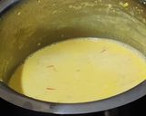 A picture of step 2 of Kesariya Shahi tukda.