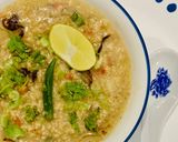 A picture of step 5 of Oats in chicken yakhni (Porridge).