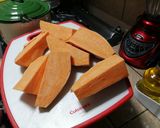 A picture of step 2 of Sweet Potato Candy.