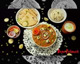 A picture of step 8 of Shahi Matar Paneer Masala.