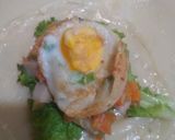 Foto langkah ke 13 dari resep Lumpia Isi Rogut Talas Sayuran Telur Puyuh.
