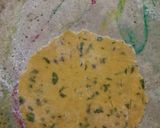 A picture of step 3 of Besan Methi Papdi.