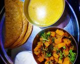 A picture of step 6 of Pumpkin Ki Bhaji.
