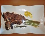 Φωτογραφία βήματος 9 της συνταγής T-Bone Steak με Σπαράγγια