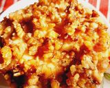 Pas rețetă Prăjitură cu crema de vanilie, mere și nuci caramelizate 1 fotografie