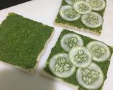 A picture of step 3 of Green Sandwich.