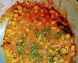 A picture of step 4 of Sweetcorn Masala Curry (no onion and garlic).