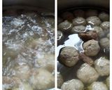 Foto langkah ke 2 dari resep Bakso Kuah Komplit a-la Indi.