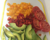 Foto del paso 1 de la receta: Ensalada de Garbanzos con Pimientos, Aguacate, tomate!