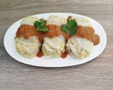 Foto langkah ke 8 dari resep Steam Kol Gulung Isi Ayam Udang.