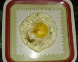 A picture of step 3 of Omelette fruits chat.