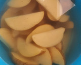 Foto langkah ke 1 dari resep Potato Wedges Crunchy dan bisa di frozen 😍.