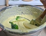 Foto langkah ke 3 dari resep Ongol Ongol Ubi Pandan Cokelat Cake.