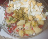 Foto del paso 5 de la receta: Ensalada de papas cocidas con huevo duro y atún