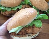 A picture of step 10 of KFC Inspired Crispy Chicken Burger.