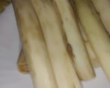 A picture of step 1 of Chatpati beh (lotus roots).