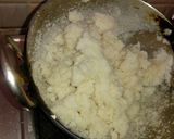 A picture of step 2 of Mawa or modak.