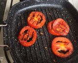 A picture of step 7 of Kala chaana tikki burger.