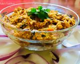 A picture of step 11 of Paneer Bhurji / Paneer Bharta.