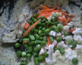 A picture of step 4 of Jaipuri Pulao.