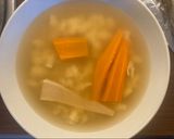 Pulykanyak húsleves eperlevél tésztával recept fázis 2 fotója