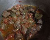 A picture of step 4 of Beef yakhni pulao.