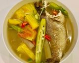 Hình bước làm 2 của món Canh chua cá mú