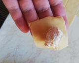 Foto del paso 6 de la receta: Tortellinis rellenos con pasta de jamón