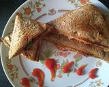 A picture of step 4 of Cheesy Pizza Sandwich.