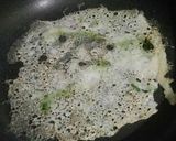 A picture of step 5 of Rice Chilla.