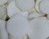 A picture of step 1 of Turnip and Radish Pickle Shalgam aur Mooli ka Achar.