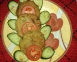 A picture of step 7 of Beef shami kabab.